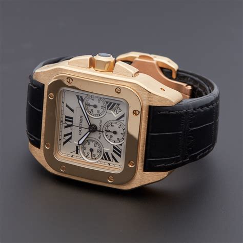 pre owned cartier santos 100.